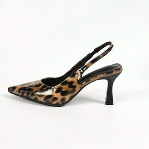 Leopard Print Slingback Heels SIZE 11